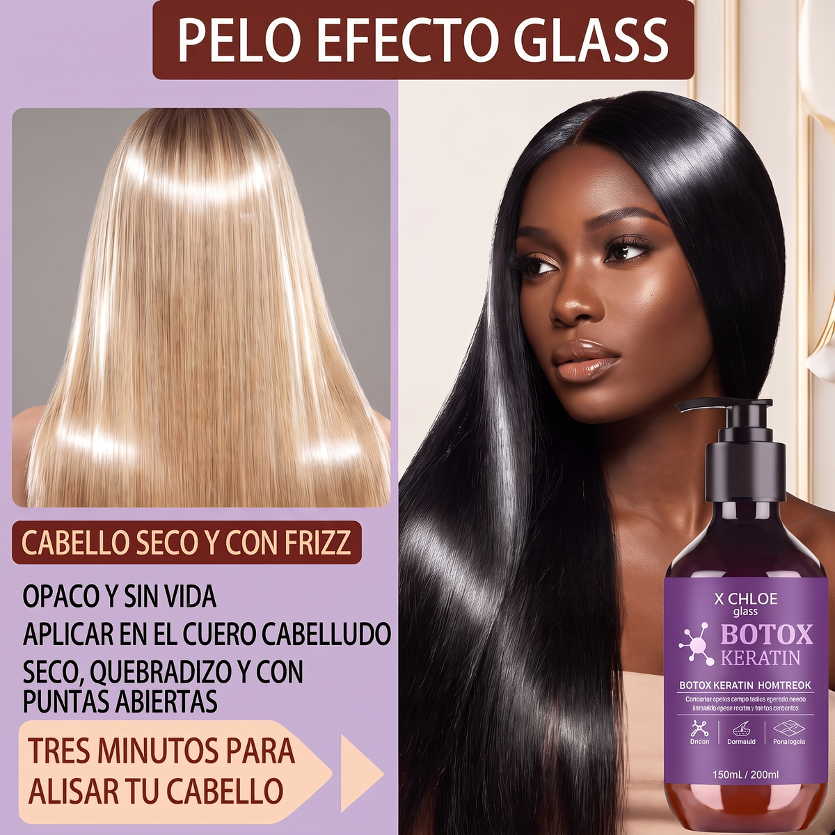Tratamiento Glass Hair de Queratina X Chloe